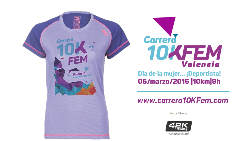 camiseta Carrera 10kfem - 42KRunning 1
