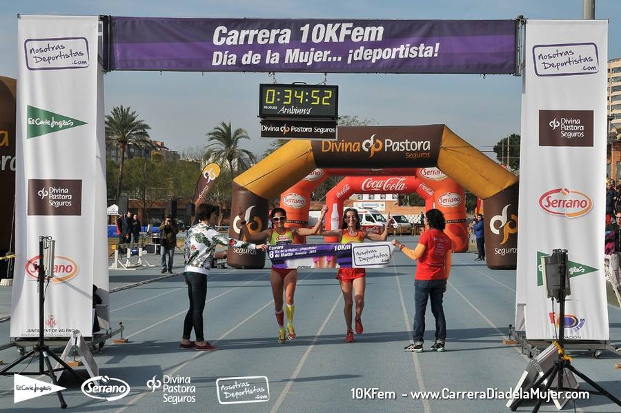 Llegadas a meta 2015- Carrera 10KFem – Día de la Mujer…Deportista!