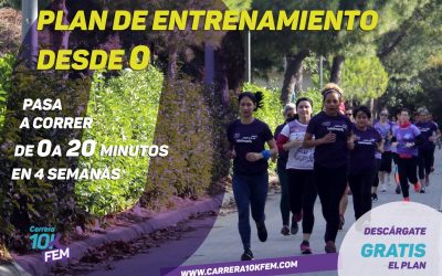 La Carrera 10KFem presenta sus planes de entrenamiento para comenzar a correr desde cero