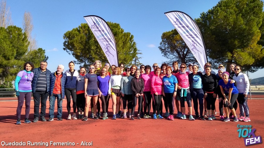 Gran éxito de participación de la Quedada 10KFem de Running Femenino en Alcoi