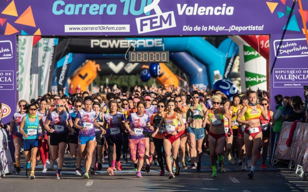 La atleta oscense Virgina Sanromán gana la sexta edición de la Carrera 10KFem